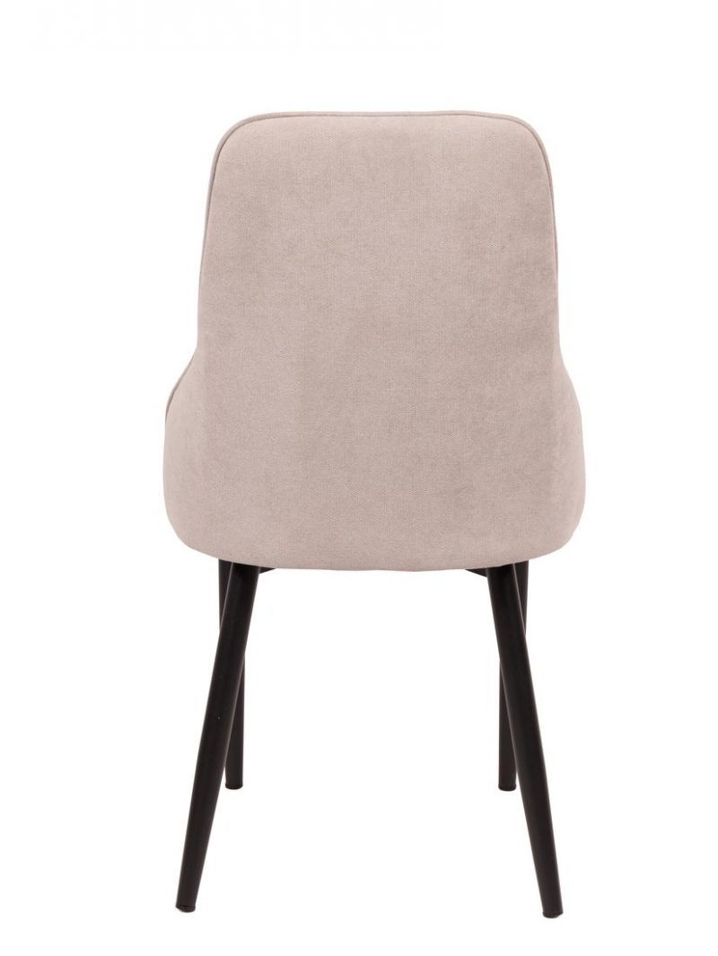 Sedia Chantal in tessuto beige