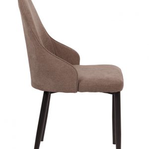 chantal_tabacco1 Sedia Chantal in tessuto tabacco