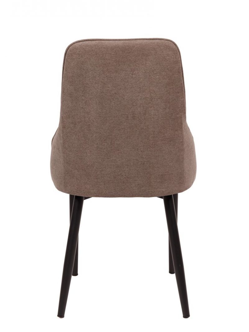 chantal_tabacco2 Sedia Chantal in tessuto tabacco