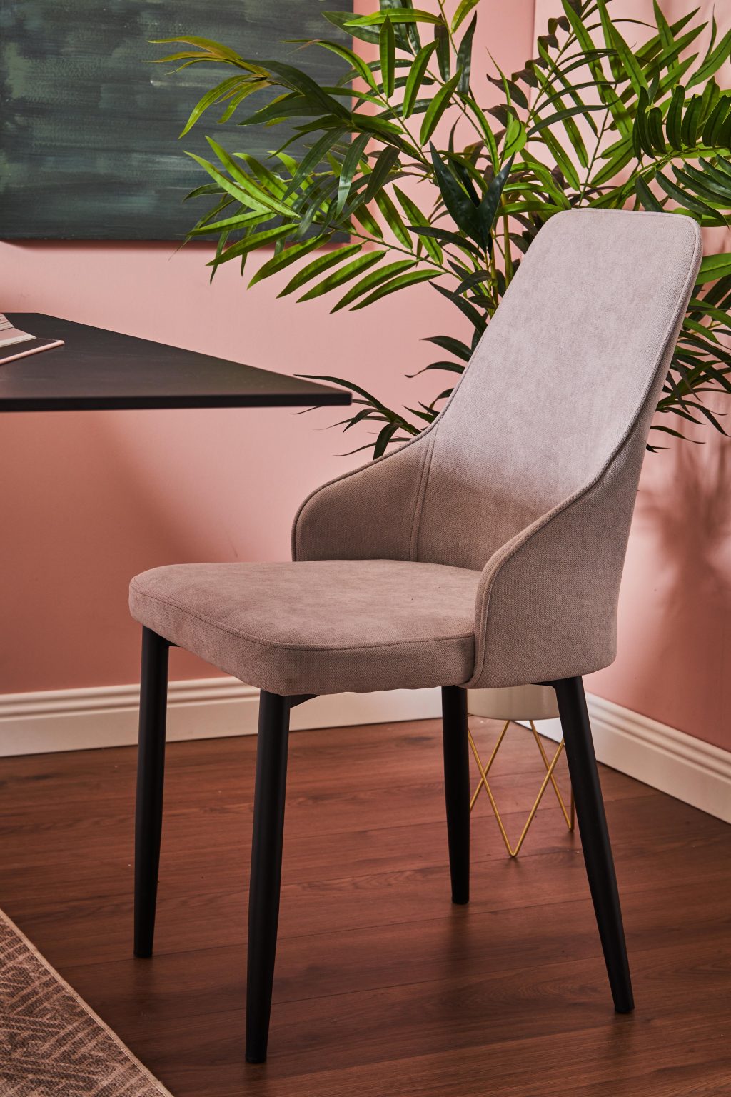 chantal_tabacco4 Sedia Chantal in tessuto tabacco