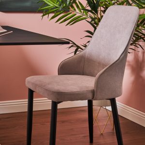 chantal_tabacco4 Sedia Chantal in tessuto tabacco