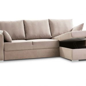Divano BOBBY con chaise longue  e letto estraibile