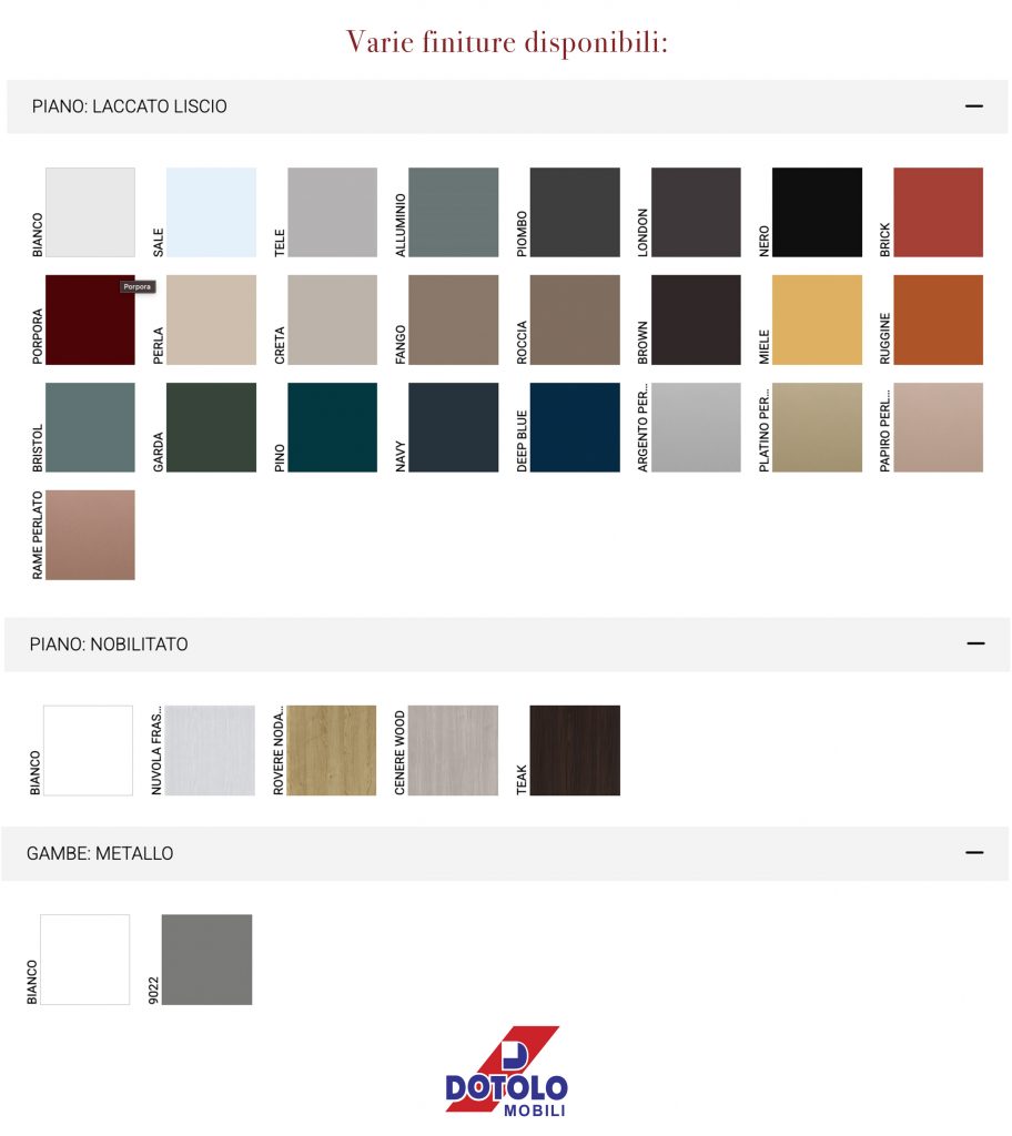 Scrivania direzionale appoggio