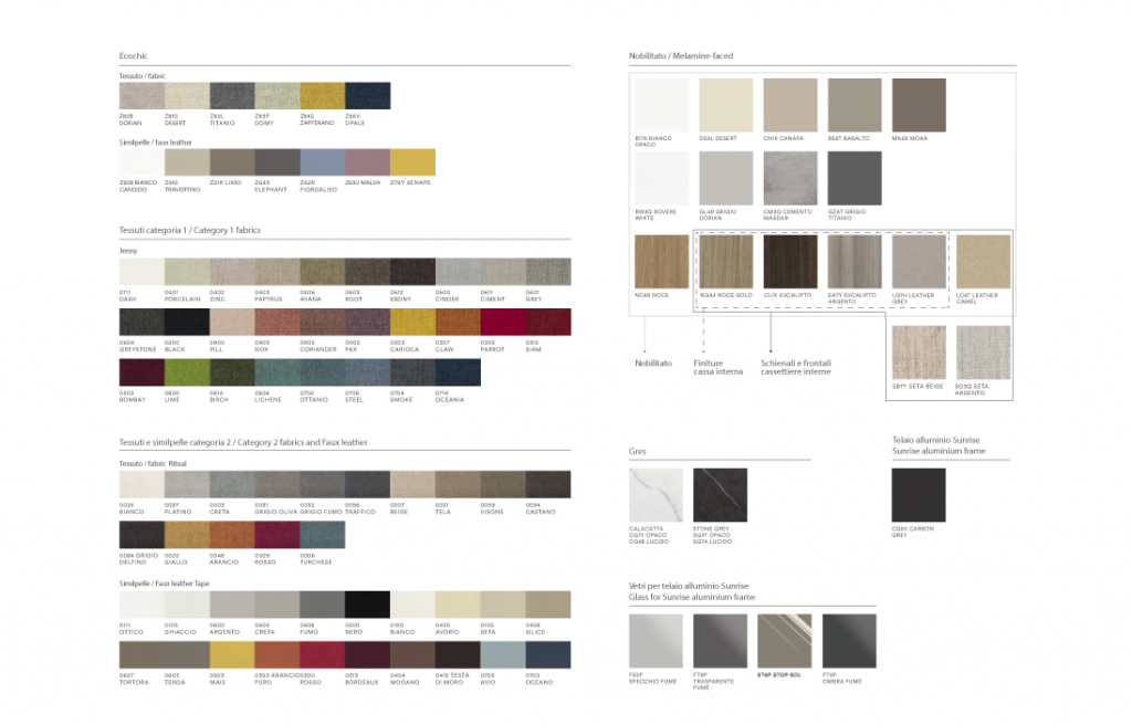 Camera Matrimoniale Moderna anta battente 03CM