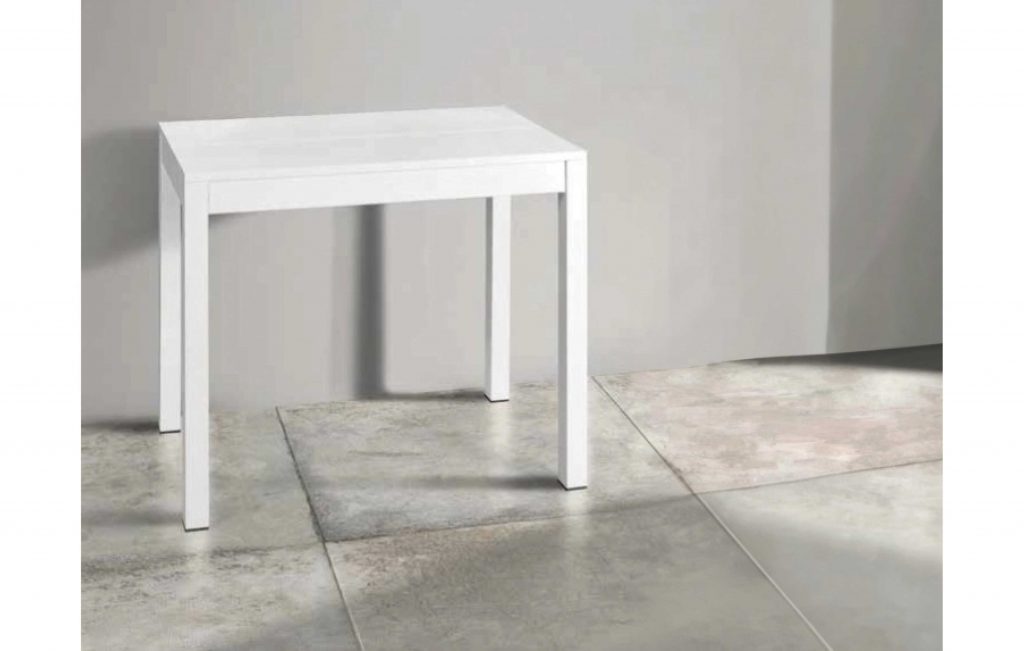 Tavolo Consolle allungabile 300cm Rovere e Bianco Frassino