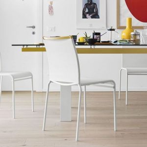 Tavolo LEVANTE alungabile in legno, metallo e vetro