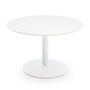 Tavolo rotondo BALANCE  bianco opaco