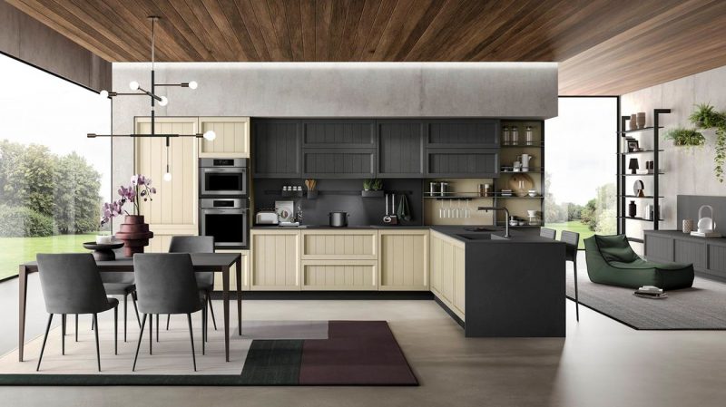 cucina-SAONA-ardesia-avena-02 Cucina Moderna SAONA - Evo Cucine