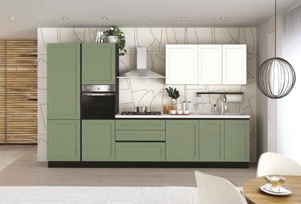 Cucina moderna DORA con gola 363 cm