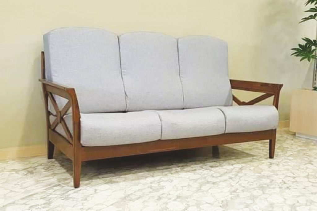 Divano Classico in Legno Mod. SAINT TROPEZ - 3 Posti