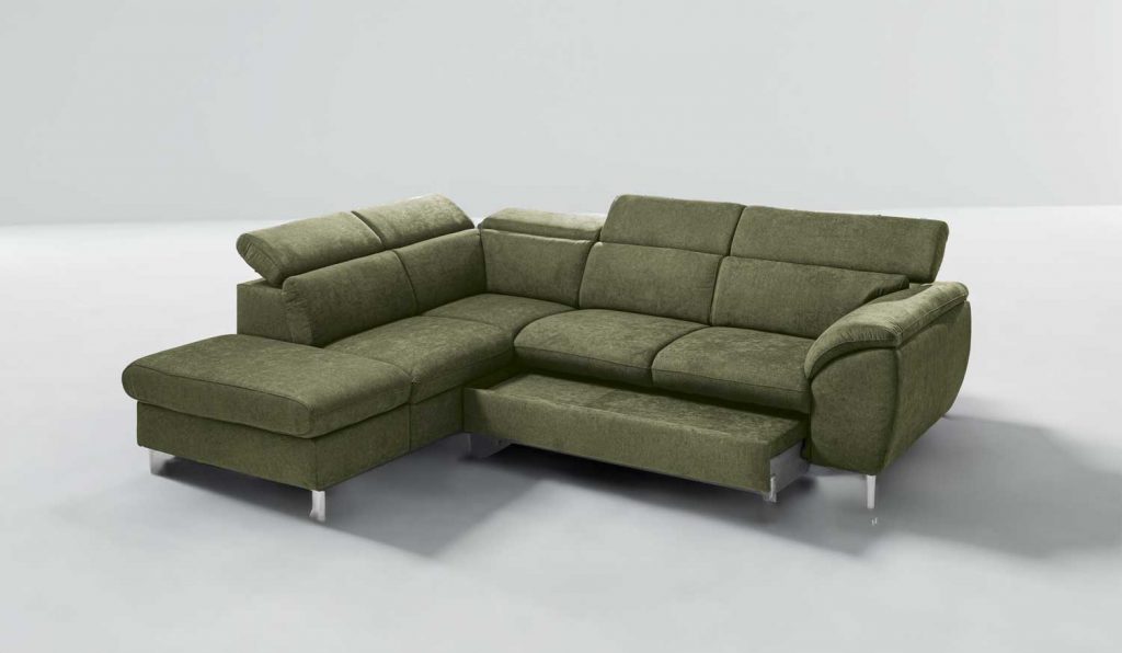 divano_marika-angolare_dotolo_mobili_verde_Scuro_on-letto Divano MARIKA con letto e pouf contenitore. Varie colorazioni