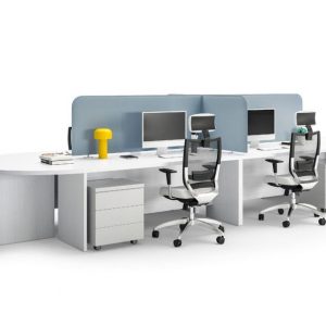 Scrivania multipostazione 4 posti