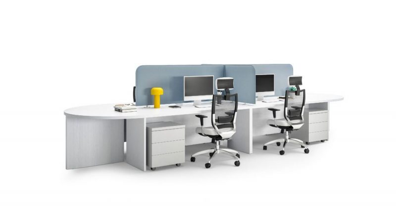 Scrivania multipostazione 4 posti