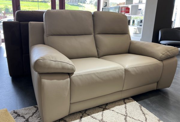 Divano 2 posti DYBALA in vera pelle - Franco Ferri - OFFERTA