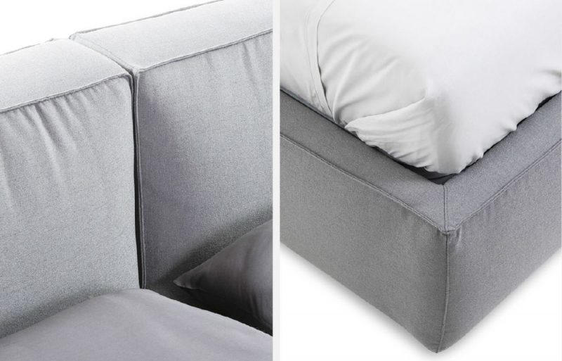 Letto Matrimoniale Imbottito ADELE