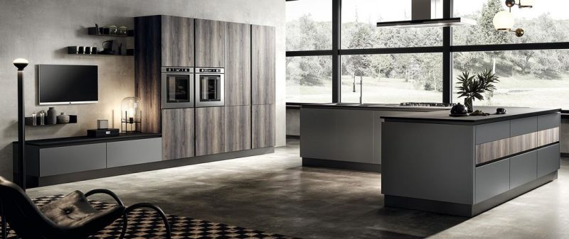 evo-cucina-eos-aleve-artico-glass-piombo-opaco-01 Cucina Moderna EOS - Evo Cucine