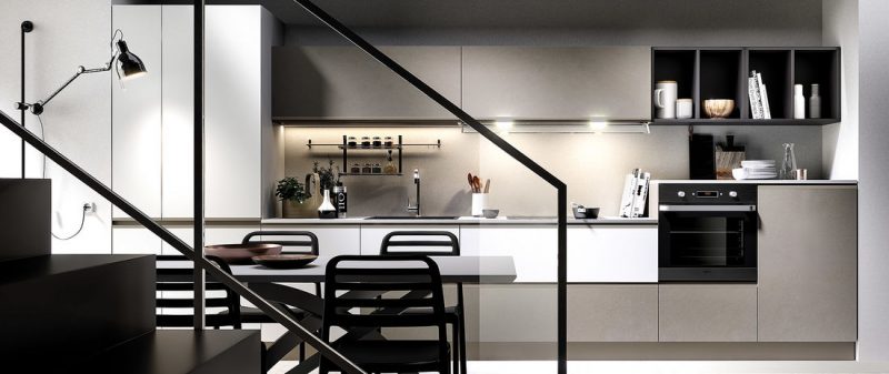 evo-cucina-maia-cemento-fango-cemento-bianco Cucina Moderna MAIA - Evo Cucine