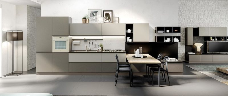 evo-cucina-maia-cemento-fango-corda-opaco Cucina Moderna MAIA - Evo Cucine