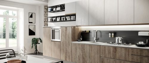evo-cucina-maia-cemento-grigio-legno-naturale-01 Cucina Moderna MAIA - Evo Cucine