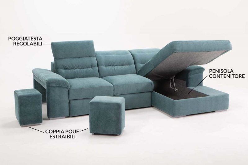filippo_2 Divano Moderno Carla angolare con letto e pouff estraibili