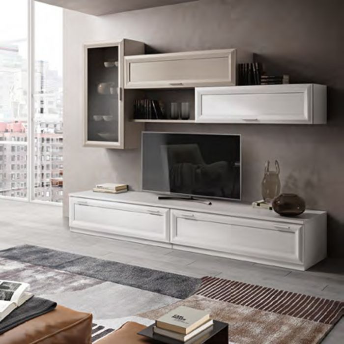 j111_1 Parete soggiorno contemporanea