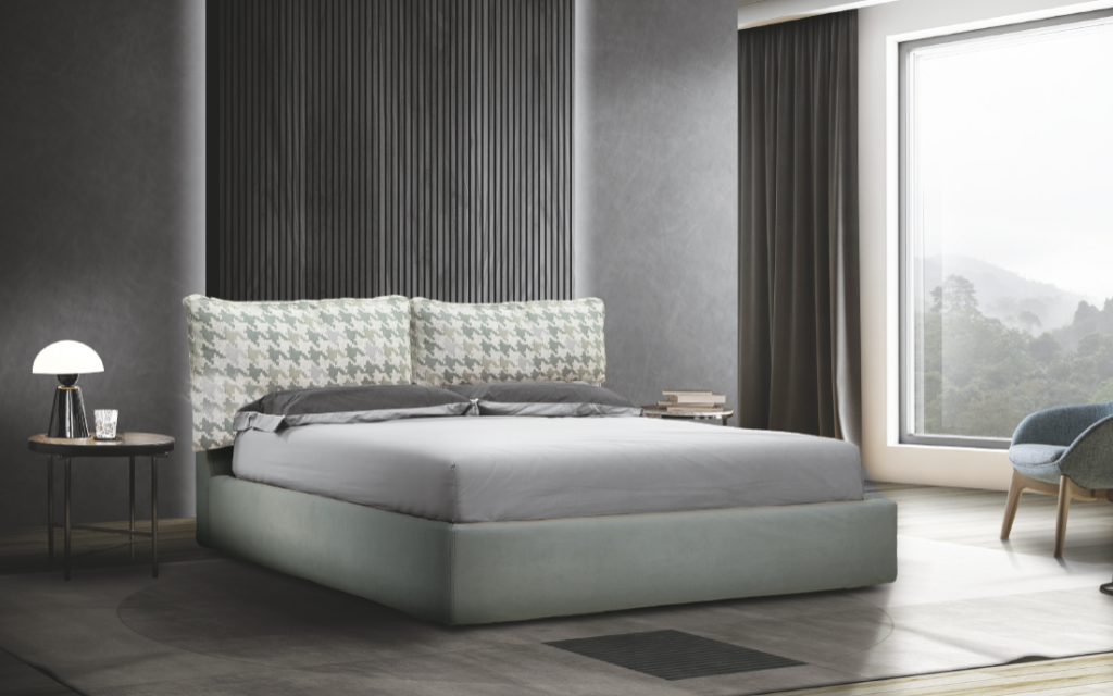 Letto matrimoniale contenitore LEILAH