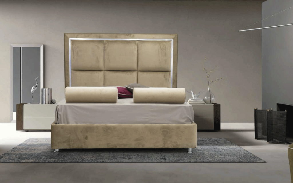 Letto matrimoniale con contenitore