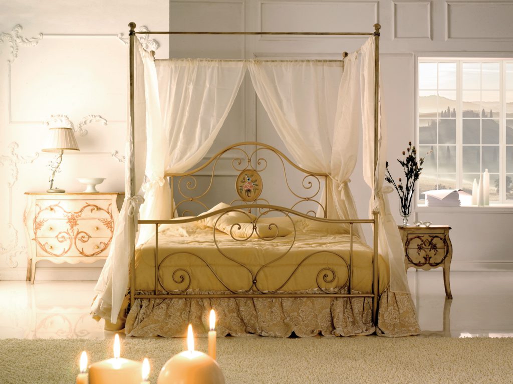 Letto matrimoniale in ferro Lory