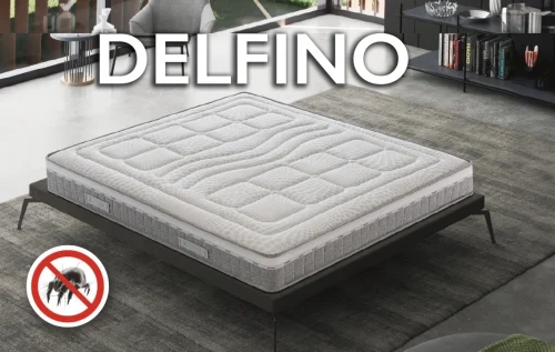 Materasso Delfino Antiacaro ortopedico con 800 molle Box System Dotolo Mobili