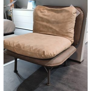 Poltrona MAYA ecopelle vintage - Tomasella - OFFERTA