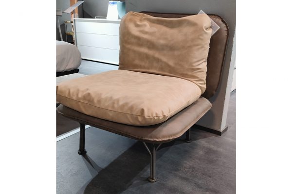 Poltrona MAYA ecopelle vintage - Tomasella - OFFERTA