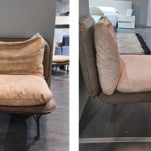 Poltrona MAYA ecopelle vintage - Tomasella - OFFERTA