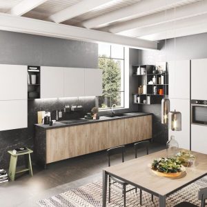 oceano_05_quercia_beige_bianco_opaco1 Cucina moderna OCEANO - Mobilturi