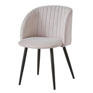 Poltrona Rhonda in tessuto beige