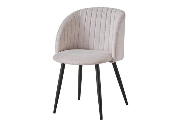 Poltrona Rhonda in tessuto beige