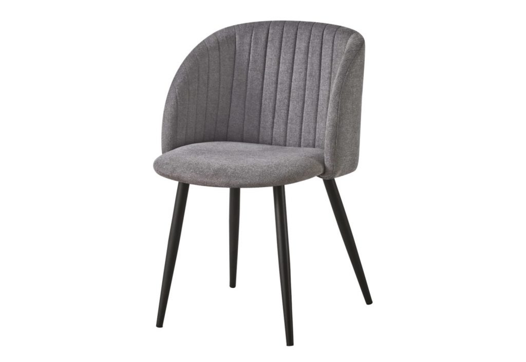 Poltrona Rhonda in tessuto grigio