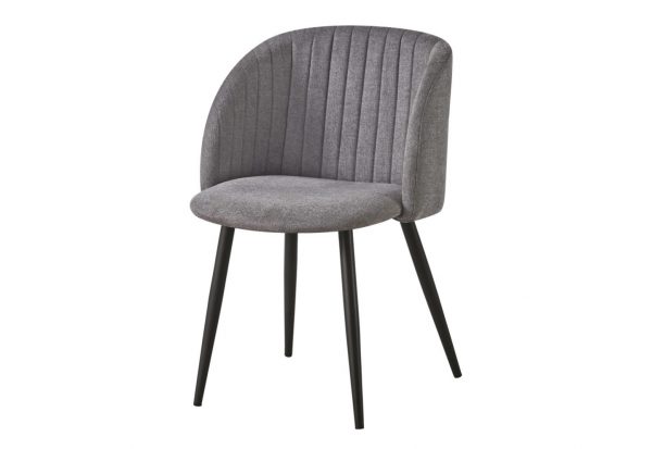 Poltrona Rhonda in tessuto grigio