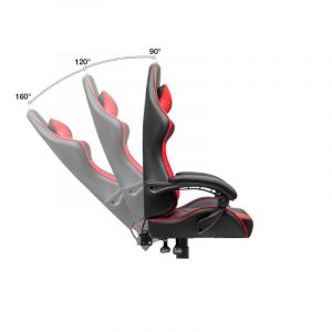 poltrona-gaming-katana-rosso-nera-inclinabile- (2) 148/02 Poltrona Gaming Rosso Nera Inclinabile
