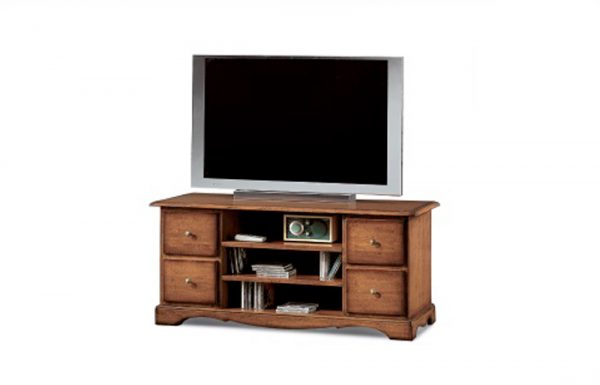 porta_tv_4_cassetti_legno_dotolo_mobili Porta Tv 2 porte 3 vani centrali in legno