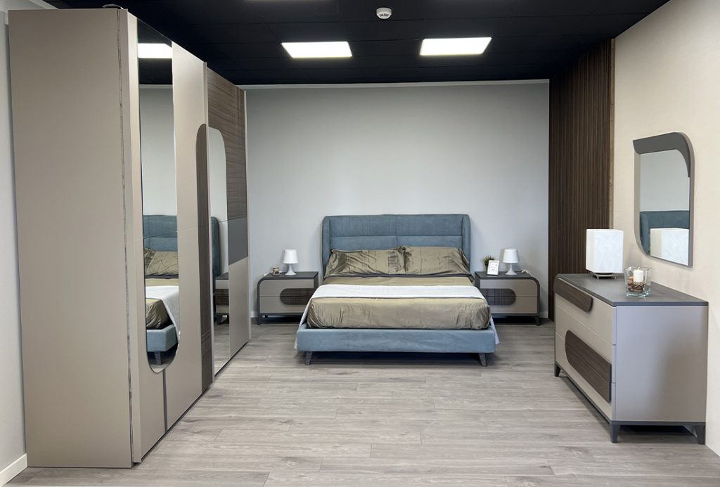 Camera matrimoniale TRENDY GREY  completa - OFFERTA SABER