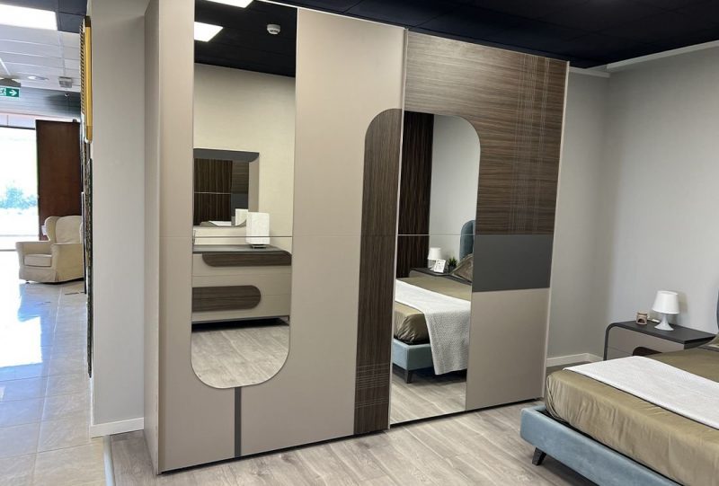 Camera matrimoniale TRENDY GREY  completa - OFFERTA SABER