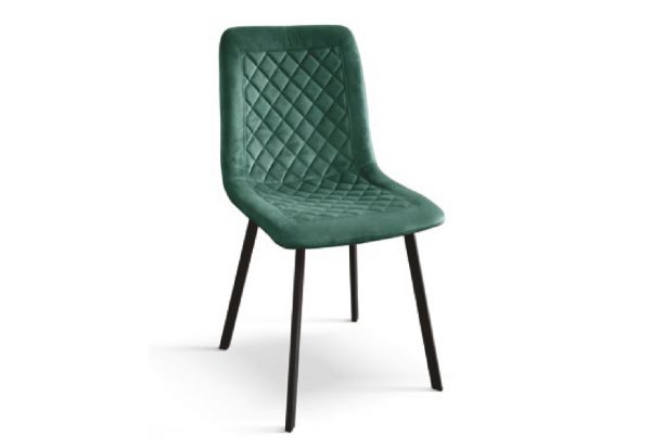 sedia-in-velluto-trapuntata-1945-verde-dotolo-mobili Sedia trapuntata ergonomica in velluto verde