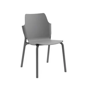 Sedia Shila in polipropilene grigio