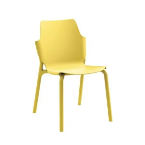 Sedia Shila in polipropilene color ocra