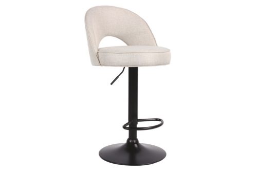 sgabello-blake-tessuto-beige-dotolo-mobili.jpg Sgabello Blake in tessuto beige con base nera