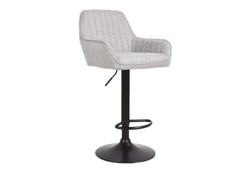 sgabello-percy-tessuto-grigio-dotolo-mobili.jpg Sgabello Percy in tessuto grigio con gambe nere