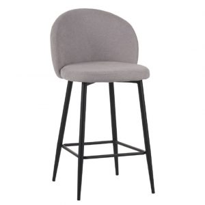 sgabello-shelly-tessuto-beige-dotolo-mobili.jpg Sgabello Shelly in tessuto beige con gambe nere