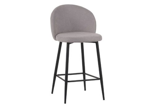 sgabello-shelly-tessuto-beige-dotolo-mobili.jpg Sgabello Shelly in tessuto beige con gambe nere