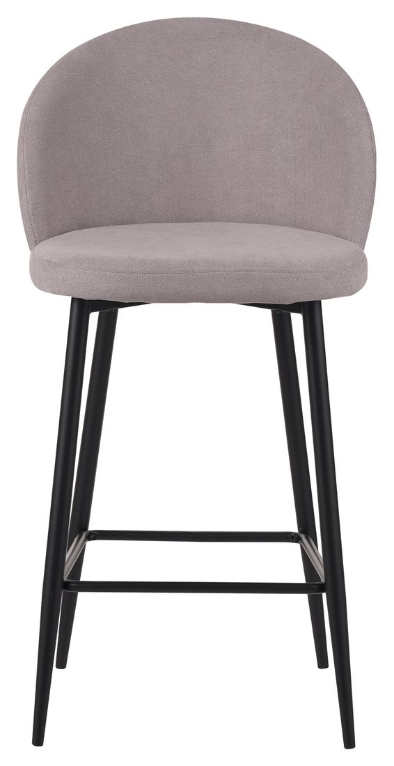 sgabello_shelly_beige3 Sgabello Shelly in tessuto beige con gambe nere