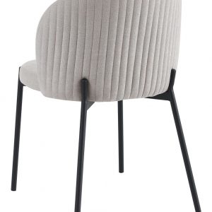 shelly_grigia_3 Sedia Shelly in Tessuto Beige con Gambe Nere